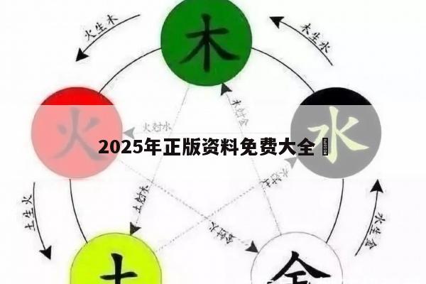 2025年正版资料免费大全	